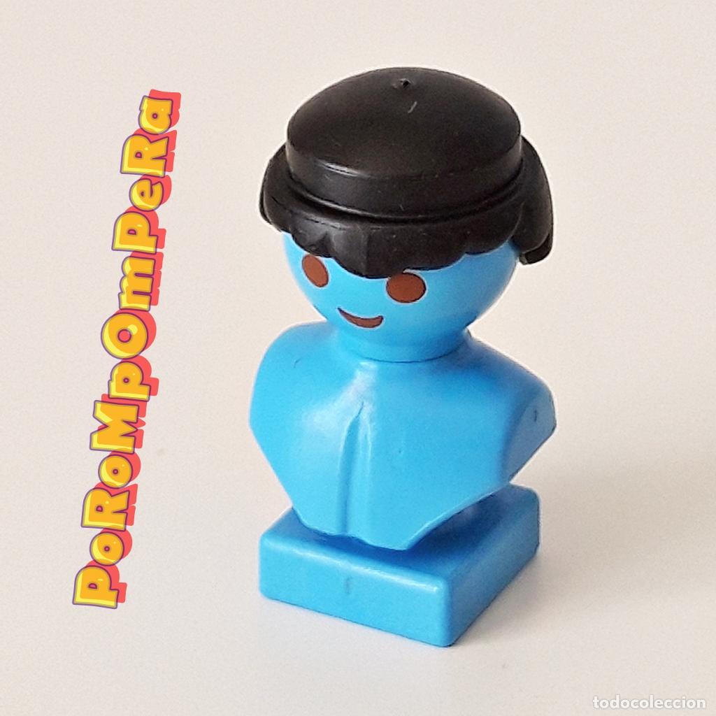 Playmobil: PLAYMOBIL PELUCA FLEQUILLO CORTO REDONDEADO NEGRO PELO MORENO CABELLO IDEAL CUSTOM/COMPLETAR K9