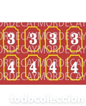 Playmobil: Playmobil Pegatinas Tren Vag&oacute;n 3/4 Ref 4120