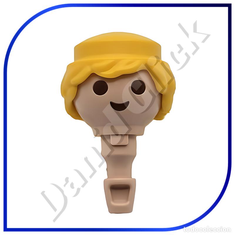 Playmobil: PLAYMOBIL CABEZA CON PELO RUBIO