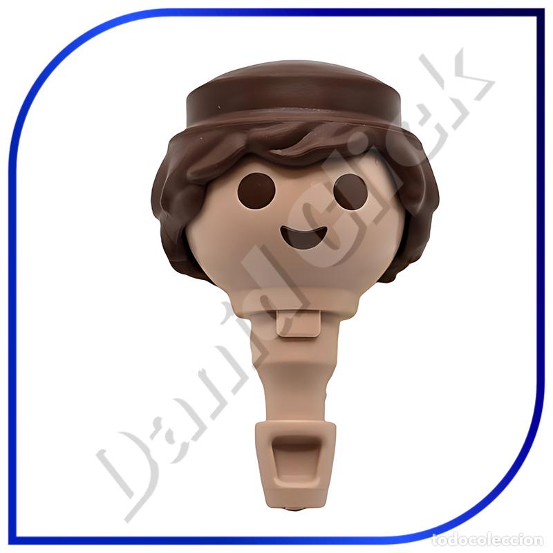 Playmobil: PLAYMOBIL CABEZA CON PELO CASTA&Ntilde;O