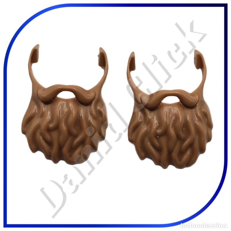 Playmobil: PLAYMOBIL BARBA MARR&Oacute;N LARGA X2