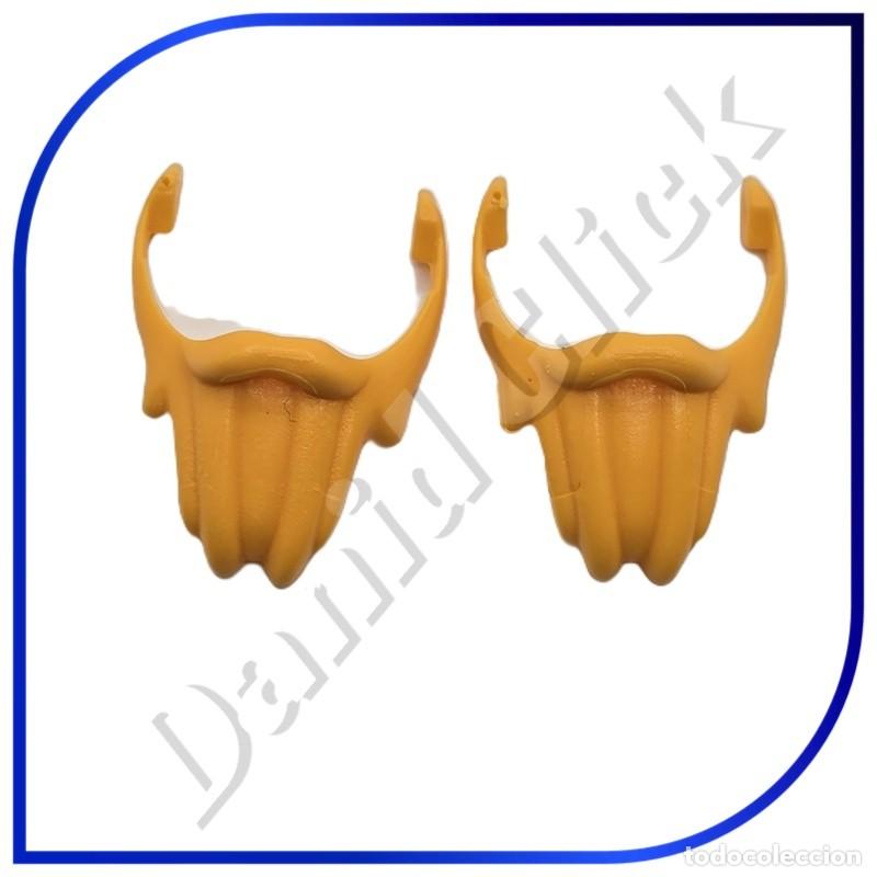 Playmobil: PLAYMOBIL BARBA RUBIA LARGA X2