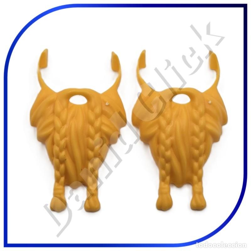 Playmobil: PLAYMOBIL BARBA RUBIA VIKINGO X2