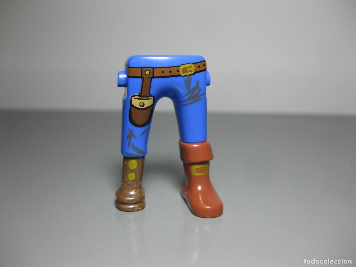 Playmobil: PLAYMOBIL PIERNAS RECAMBIO PATA PALO PIRATA CON BOTA -C7