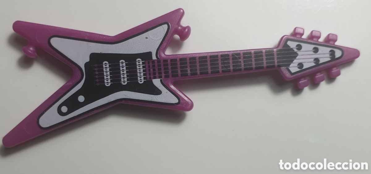 Playmobil: Playmobil Guitarra el&eacute;ctrica morada 70989