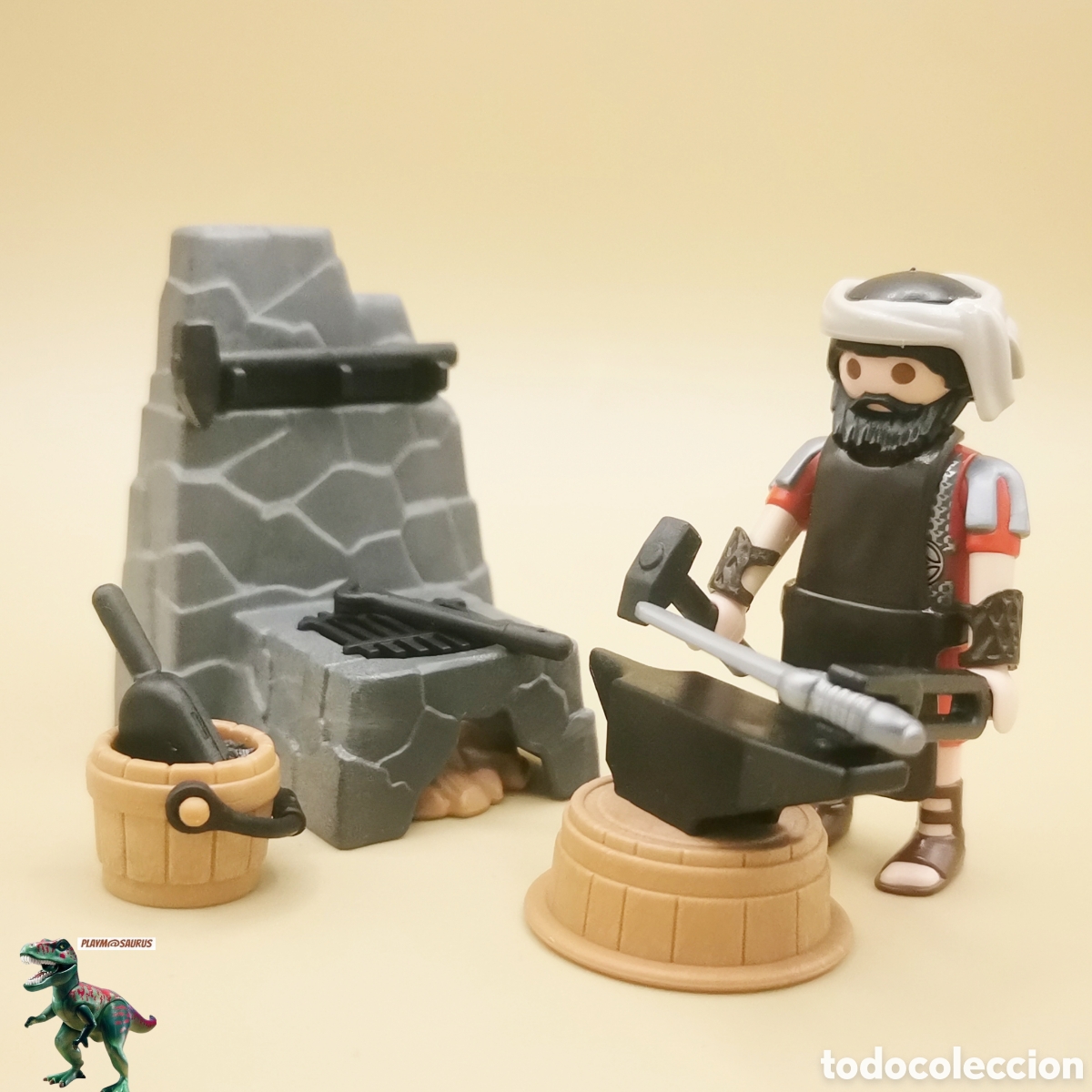 Playmobil: Playmobil herrero soldado romano herreria yunque forja frangua 4274 5837 5837 4270 5838 6868 6548 53