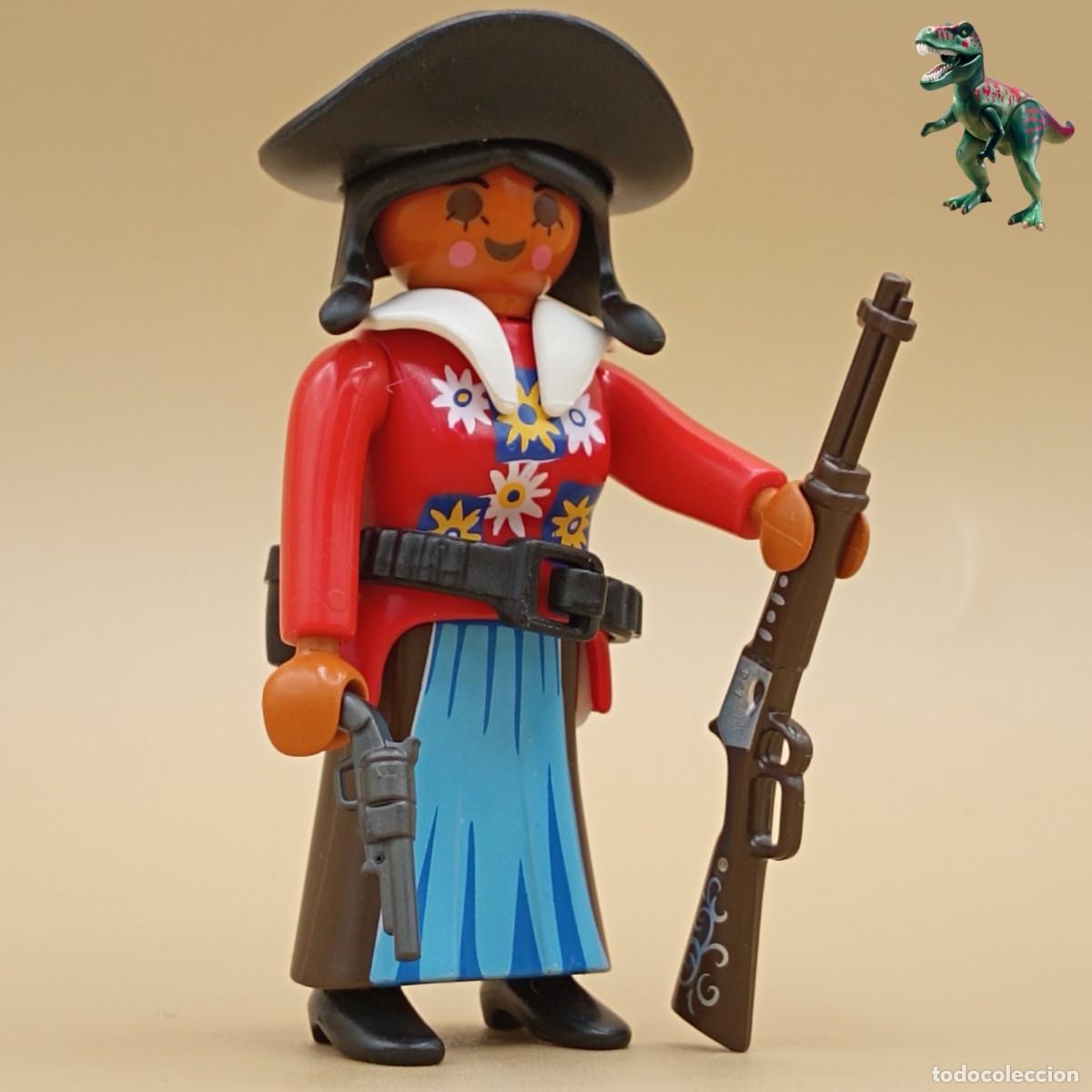 Playmobil: Playmobil figura rebelde mexicana soldadera adelita guerrillera mujer vaquero oeste western
