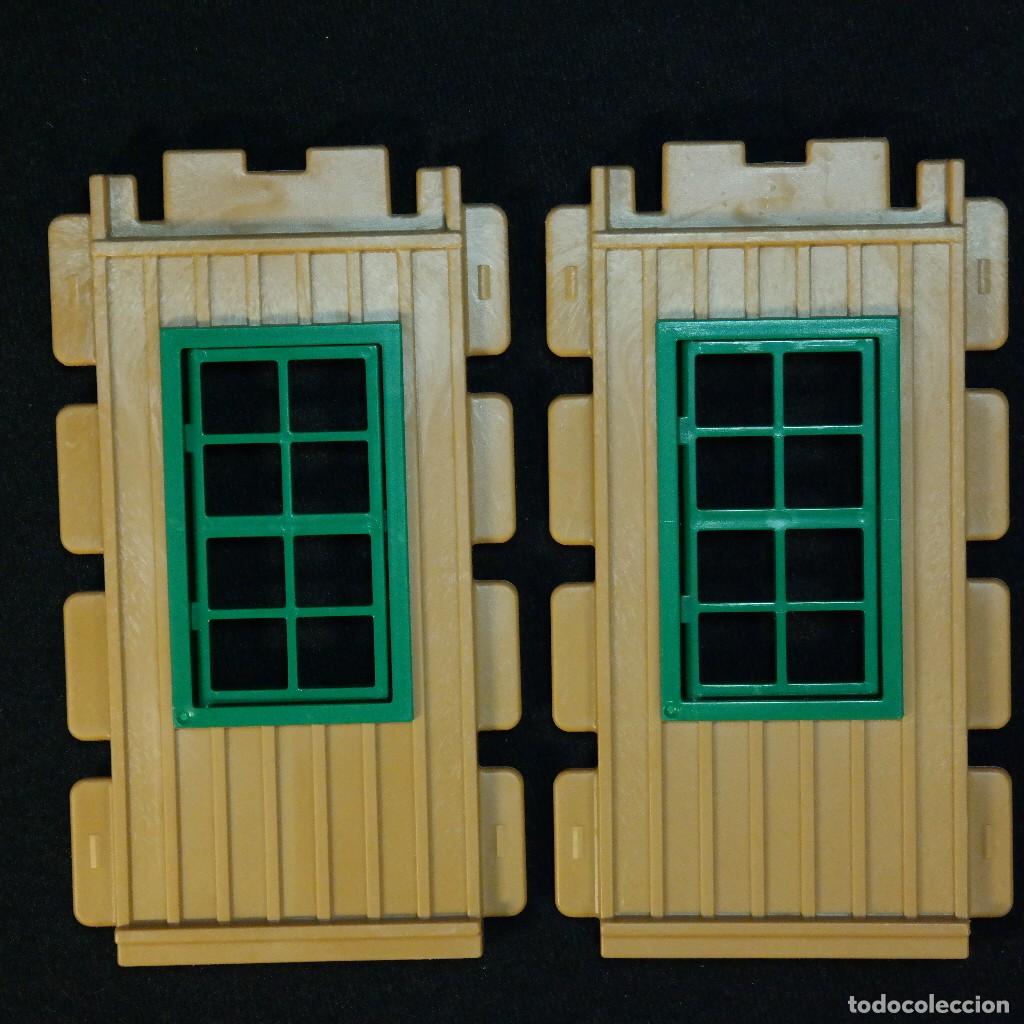 Playmobil: Playmobil dos paredes con ventanas steck ☼