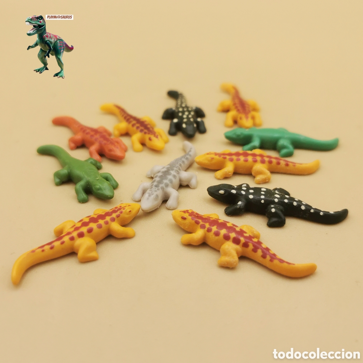 Playmobil: Playmobil lote lagarto peque&ntilde;o lagartija cria caiman cocodrilo zoo 4095 4162 4171 4925 5008 5432