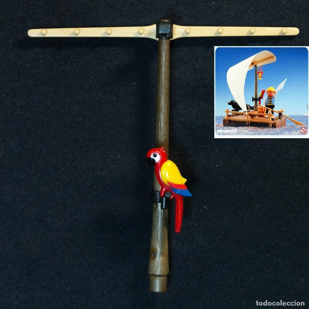Playmobil: Playmobil mastil con loro de balsa pirata 3793 ☼
