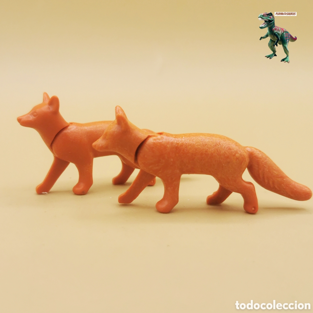 Playmobil: Playmobil pareja de zorros 3006 3942 4095 4204 5004 5008 5557 animal del bosque caceria granja