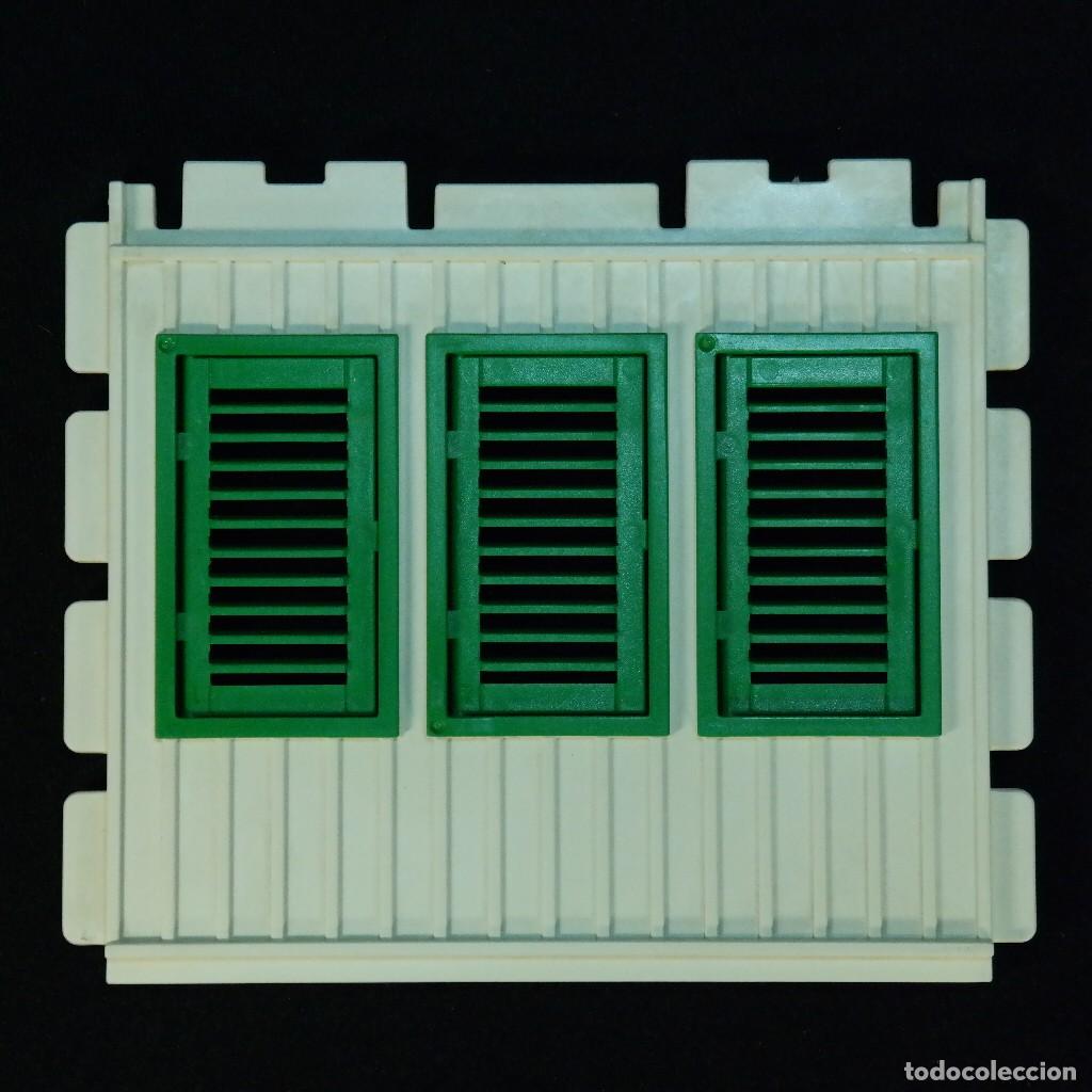 Playmobil: Playmobil pared blanca con 3 ventanas ☼