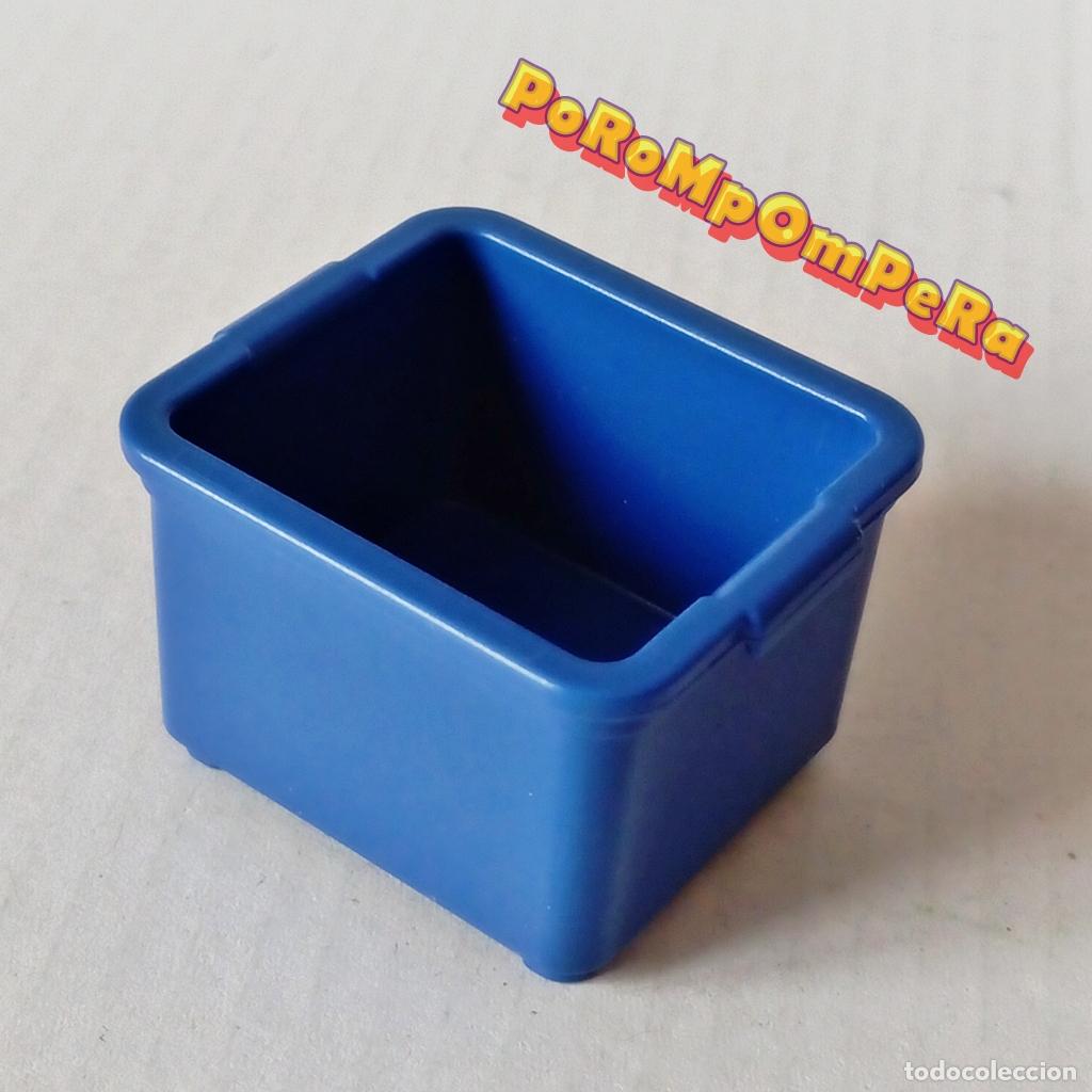 Playmobil: PLAYMOBIL CAJ&Oacute;N AZUL APILABLE 3217 4178 484X 5027 5223 5337 5470 5606 CAJA ALMACENAJE K9