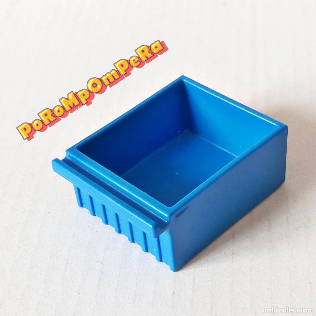 Playmobil: PLAYMOBIL CAJA AZUL CARAVANA FAMILIAR CAJ&Oacute;N CAMPER GAVETA K9