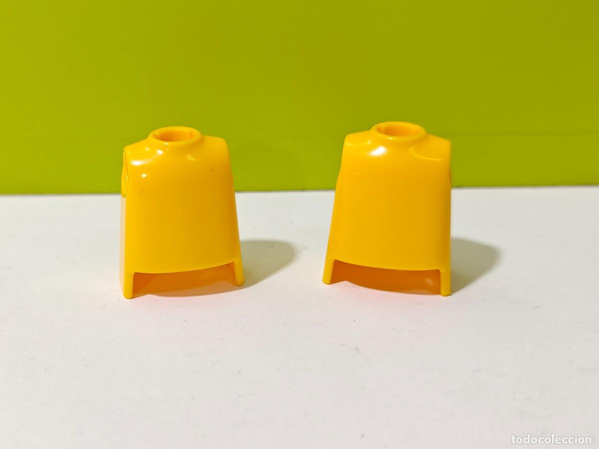 Playmobil: playmobil lote 2 torsos amarillos, piratas, oeste, medieval, vikingos, princesas, victoriano, circo