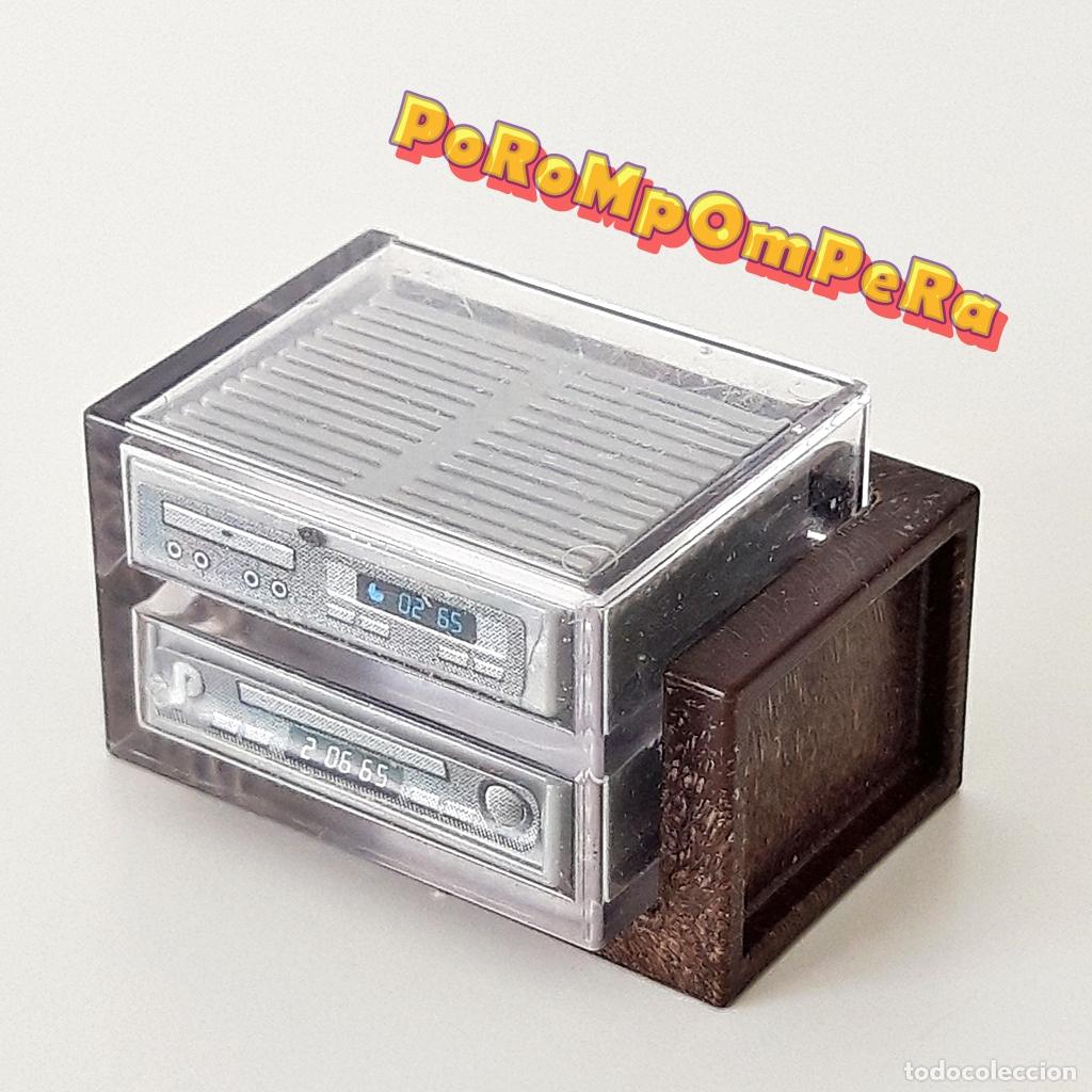Playmobil: PLAYMOBIL MUEBLE CON EQUIPO DE M&Uacute;SICA EST&Eacute;REO CADENA SONIDO HI-FI P5