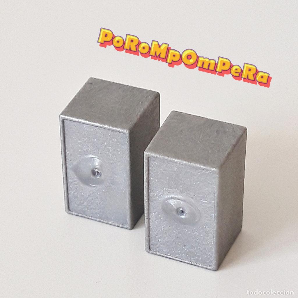 Playmobil: PLAYMOBIL PAREJA ALTAVOCES SIMILAR 4282 4875 5567 6657 EQUIPO DE M&Uacute;SICA SPEAKER R2+S1