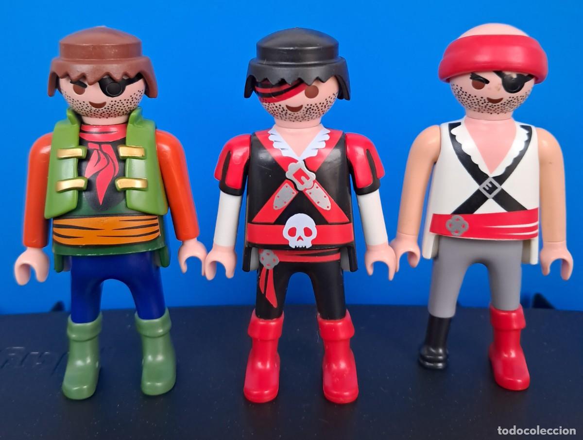 Playmobil: 3 figuras piratas playmobil set 6146