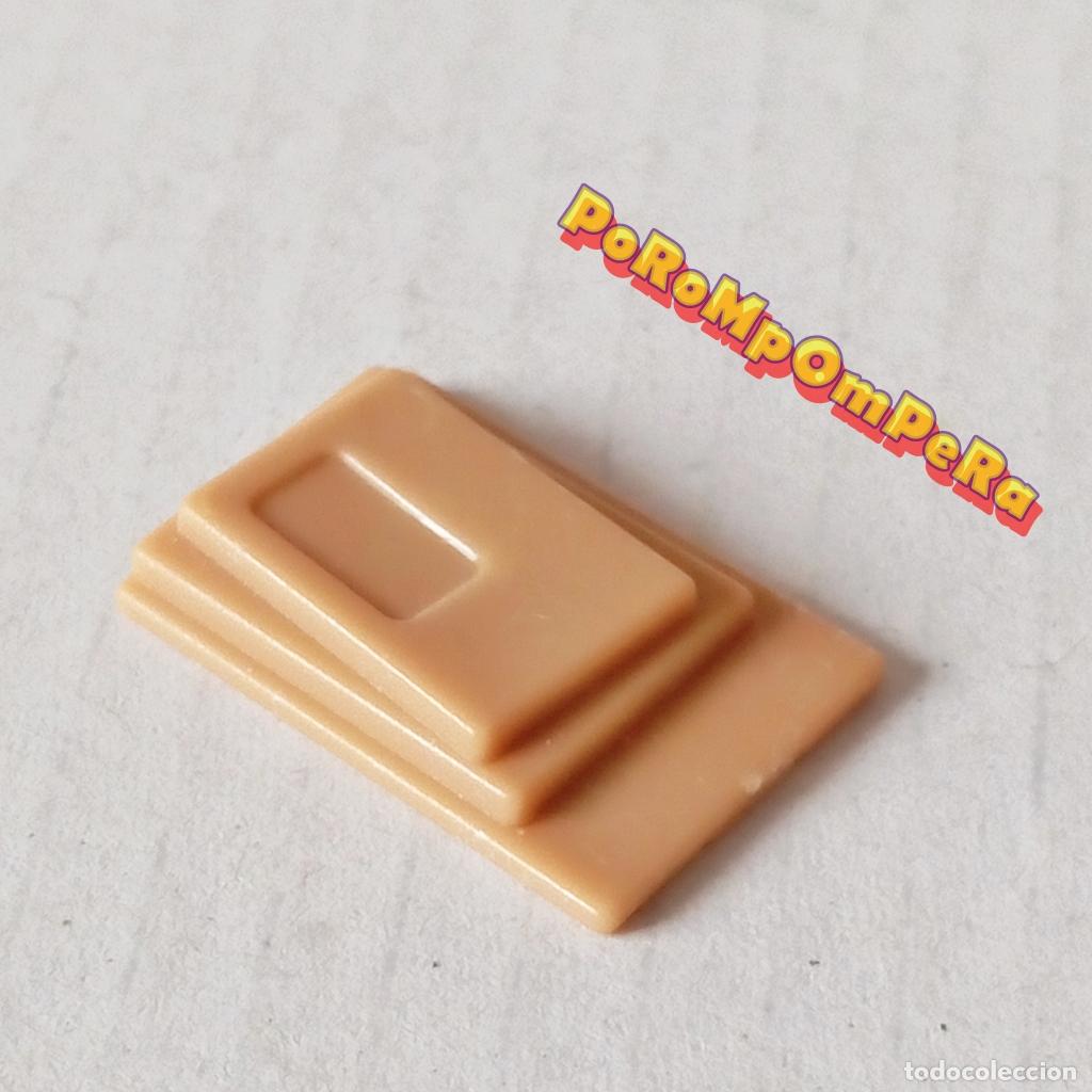 Playmobil: PLAYMOBIL PILA DE CARTAS BEIGE CL&Iacute;NICA VETERINARIA 5529 CORREO BUZ&Oacute;N CARTERO DOCUMENTO OFICINA R9