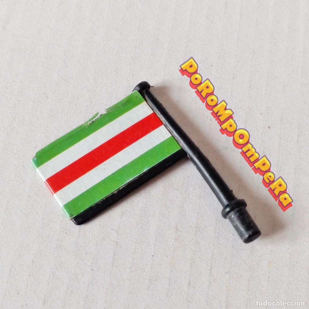 Playmobil: PLAYMOBIL BANDER&Iacute;N NEGRO LANCHA PATRULLA POLIC&Iacute;A 1&ordf; &Eacute;POCA 3539 A&Ntilde;OS 70 BANDERA PATRULLERA R9