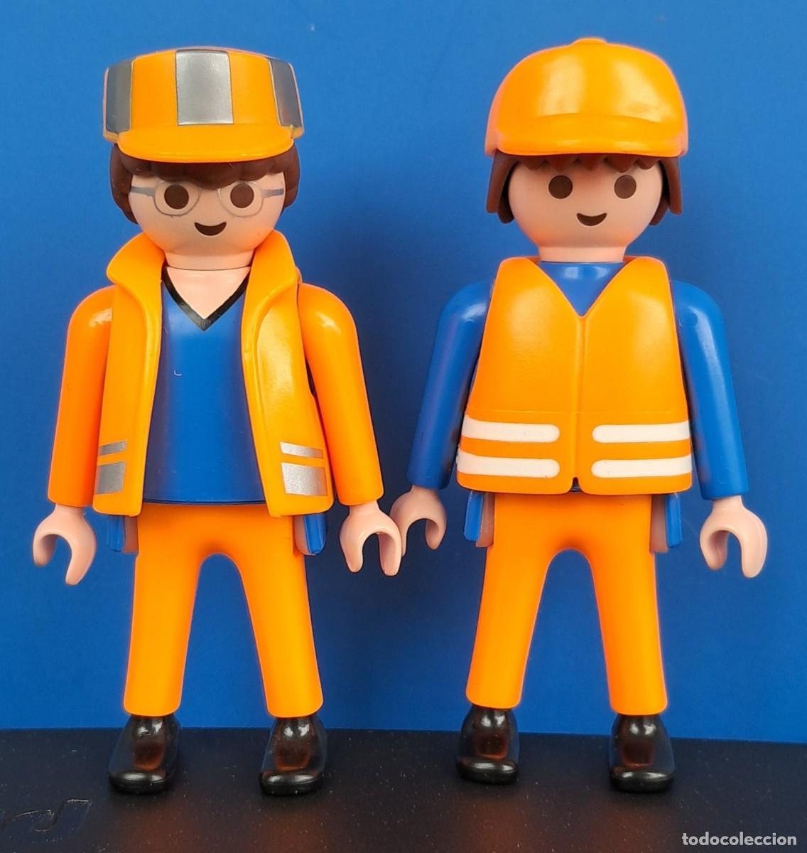 Playmobil: 2 figuras playmobil. Operarios de limpieza