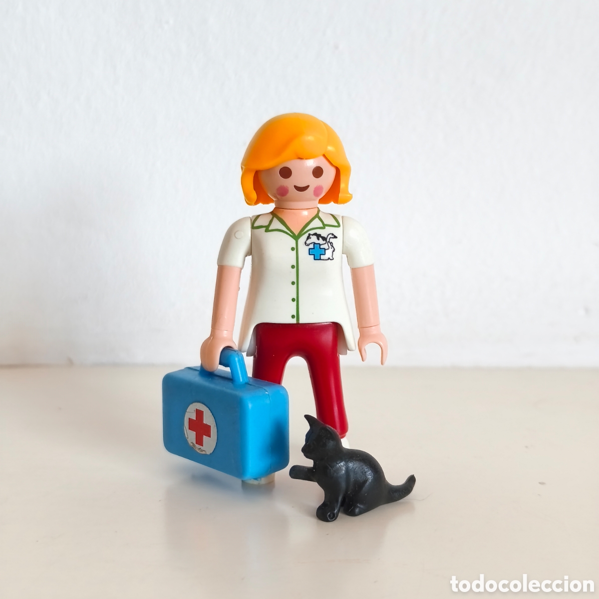 Playmobil: Playmobil veterinaria con maletin y gato