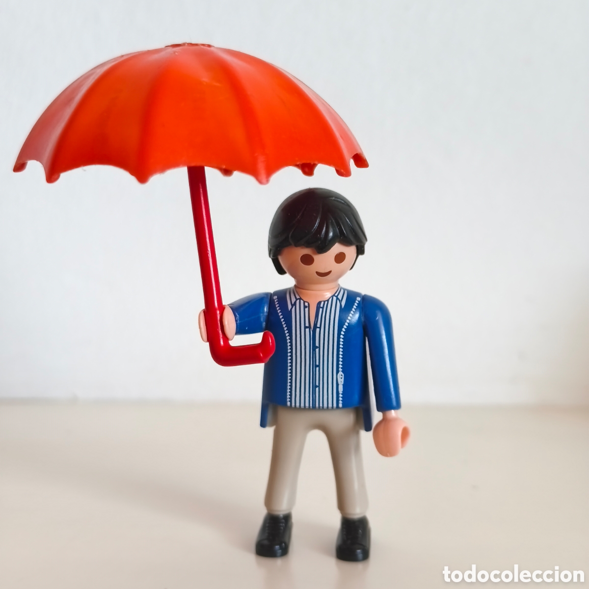 Playmobil: Playmobil, hombre con paraguas