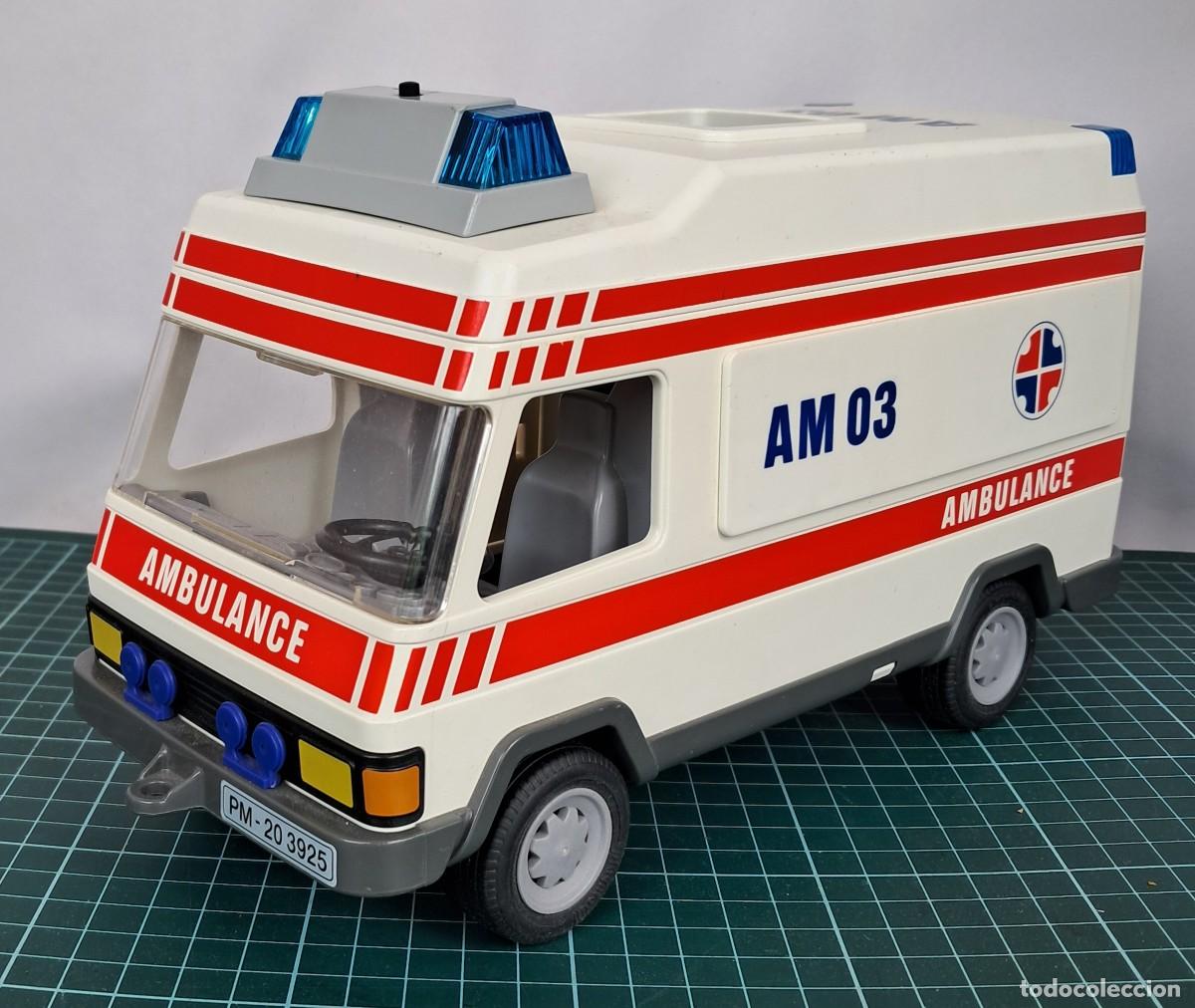 Playmobil: Ambulancia de rescate playmobil. Set 3925. Sirena operativa