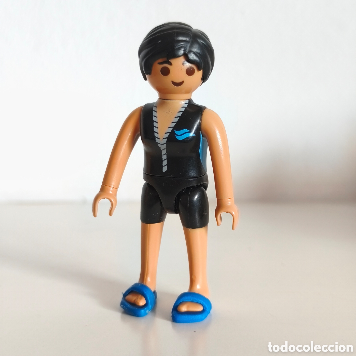 Playmobil: Playmobil, chica nadadora con chanclas azules