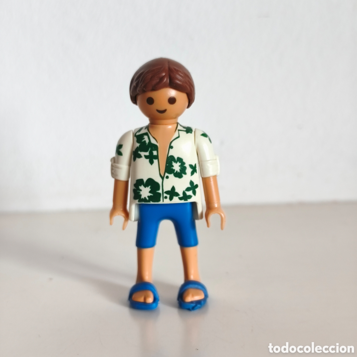 Playmobil: Playmobil, turista con camisa floral t chanclas azules