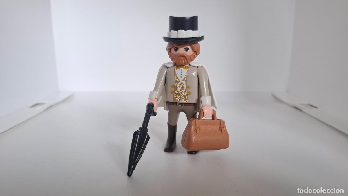 Playmobil: PLAYMOBIL SE&Ntilde;OR CABALLERO VICTORIANO CARROZA MALETIN BODA
