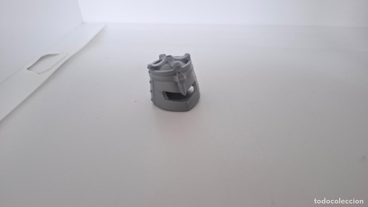Playmobil: PLAYMOBIL CASCO MEDIEVAL SOLDADO GRIS PARA PLUMA GUERRERO