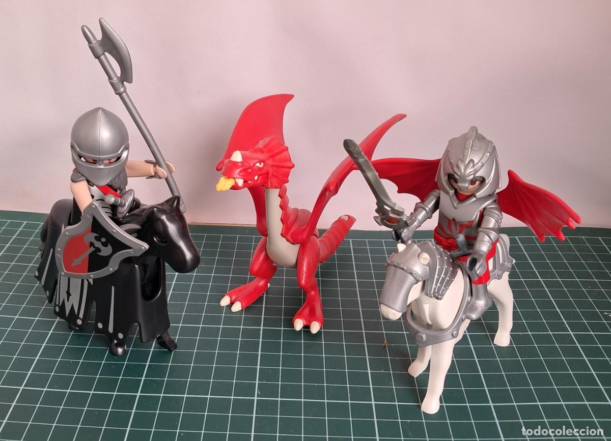 Playmobil: Caballeros drag&oacute;n playmobil. Medieval. Set 4160 calendario de adviento
