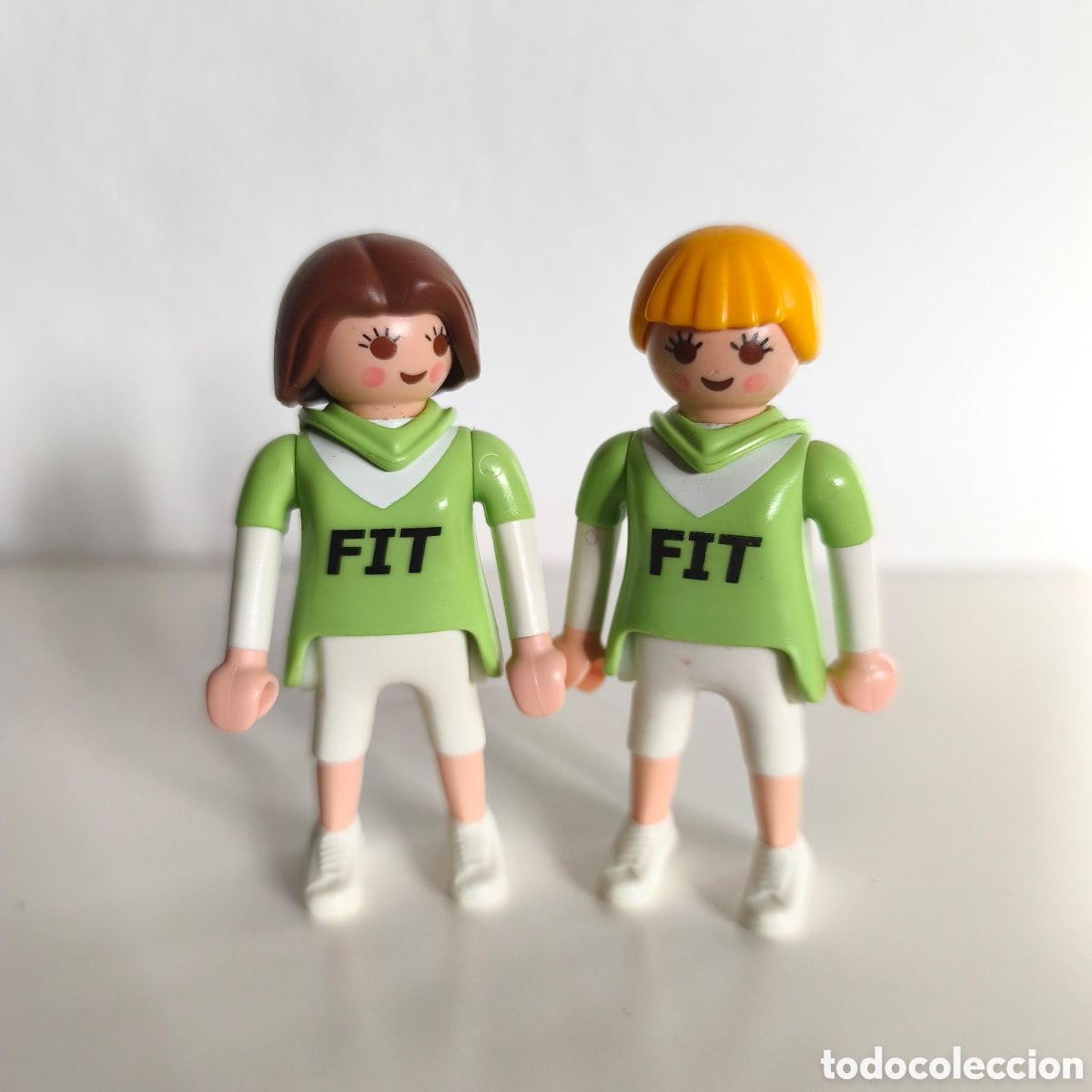 Playmobil: Playmobil, 2 figuras femeninas fitness con capucha