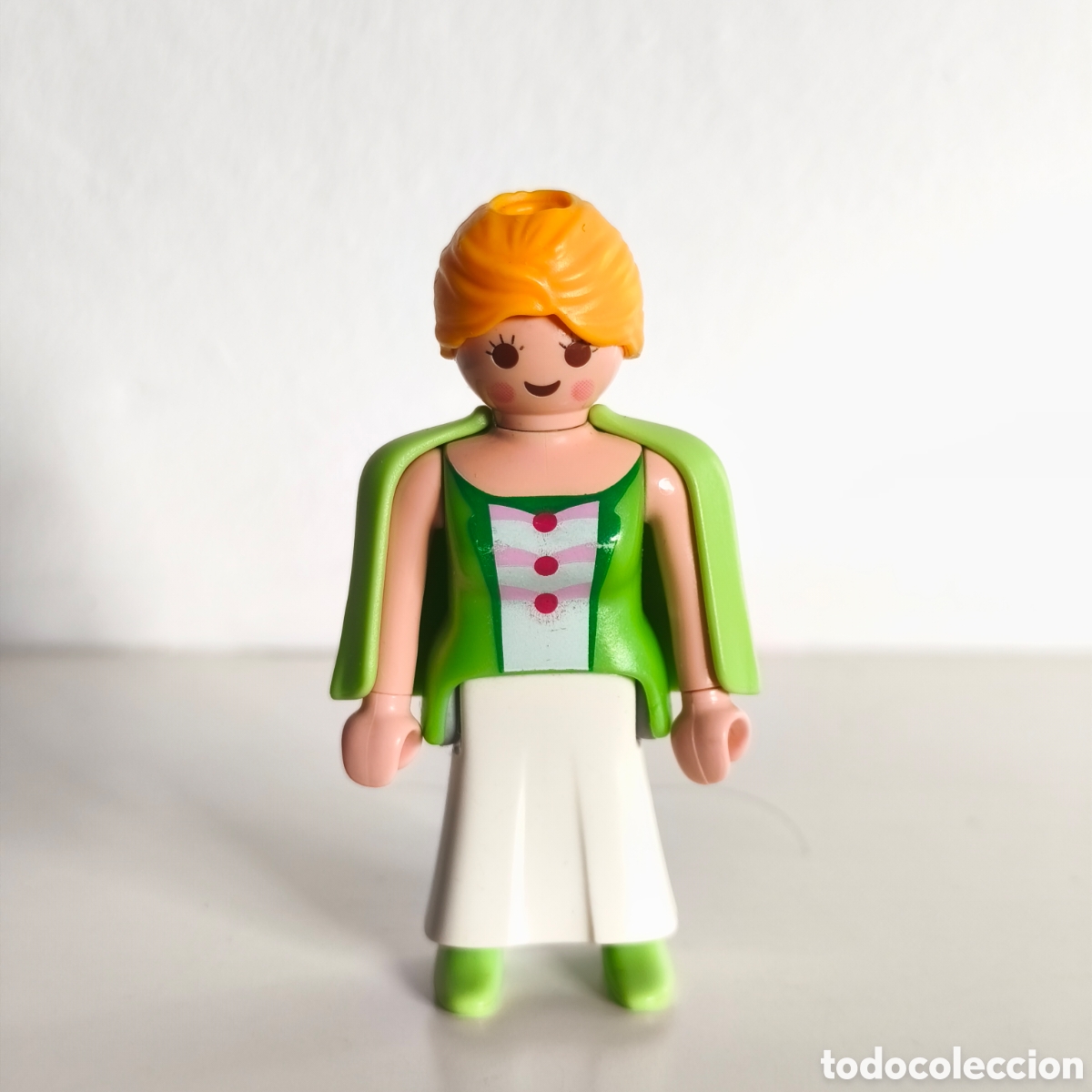 Playmobil: Playmobil, cuerpo de princesa verde con capa verde