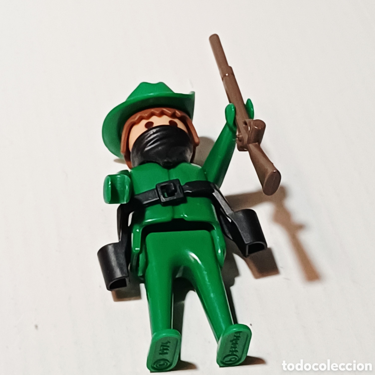 Playmobil: Figura Playmobil bandolero bandido verde oeste western