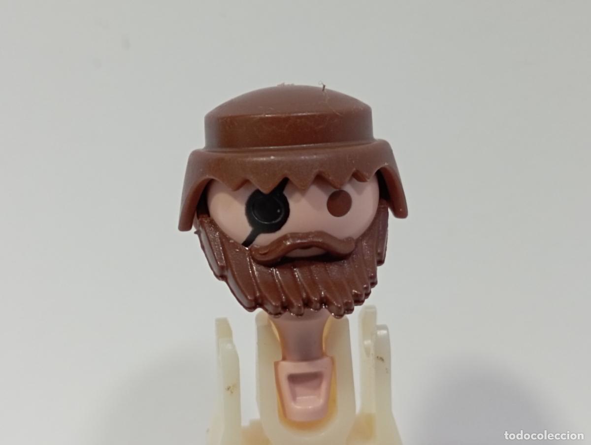 Playmobil: PLAYMOBIL PELUCA CON BARBA OESTE MEDIEVAL PIRATAS CIUDAD INDIOS.........CABEZA INCLUIDA