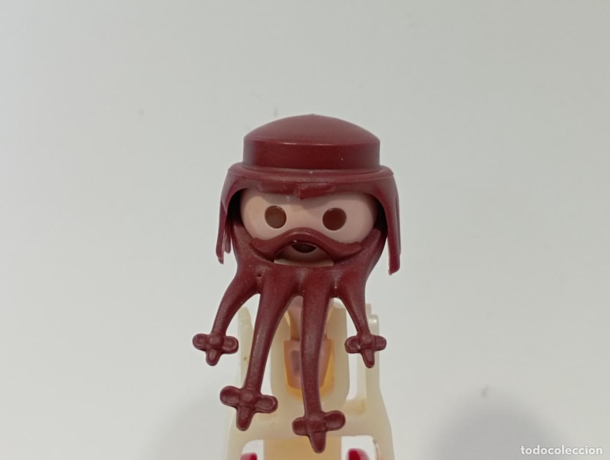 Playmobil: PLAYMOBIL PELUCA CON BARBA OESTE MEDIEVAL PIRATAS CIUDAD INDIOS.........CABEZA INCLUIDA