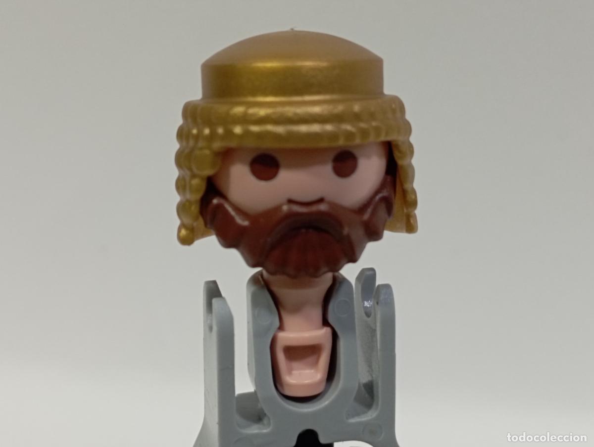 Playmobil: PLAYMOBIL PELUCA CON BARBA OESTE MEDIEVAL PIRATAS CIUDAD INDIOS.........CABEZA INCLUIDA