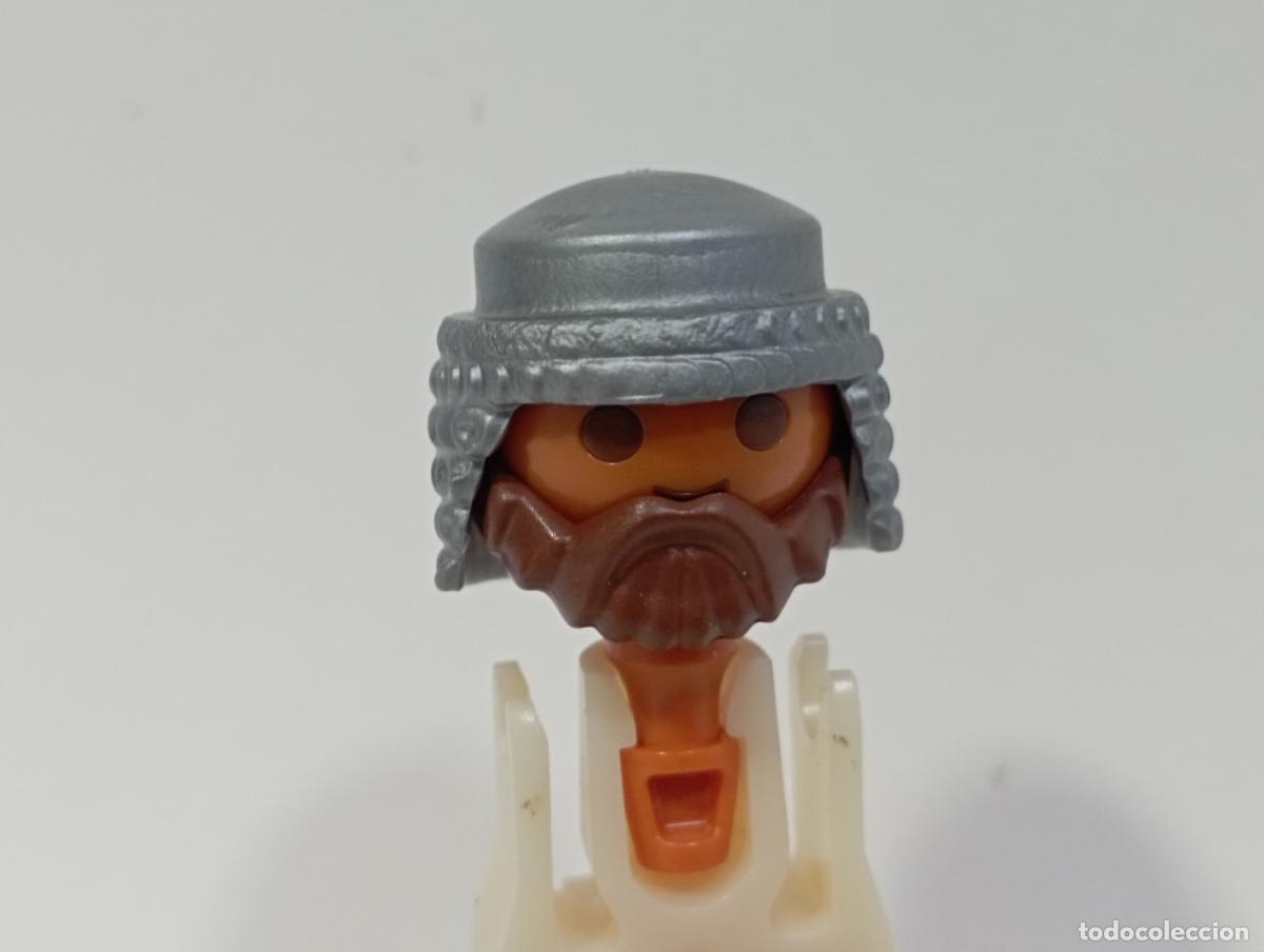 Playmobil: PLAYMOBIL PELUCA CON BARBA OESTE MEDIEVAL PIRATAS CIUDAD INDIOS.........CABEZA INCLUIDA