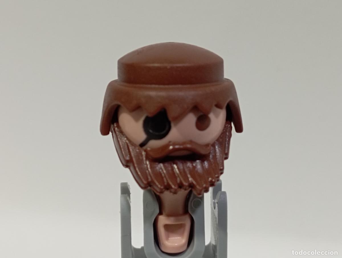 Playmobil: PLAYMOBIL PELUCA CON BARBA OESTE MEDIEVAL PIRATAS CIUDAD INDIOS.........CABEZA INCLUIDA