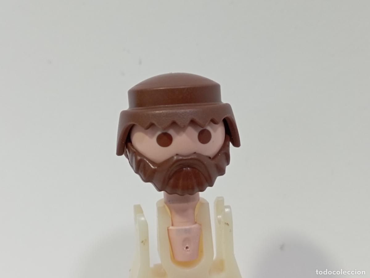 Playmobil: PLAYMOBIL PELUCA CON BARBA OESTE MEDIEVAL PIRATAS CIUDAD INDIOS.........CABEZA INCLUIDA