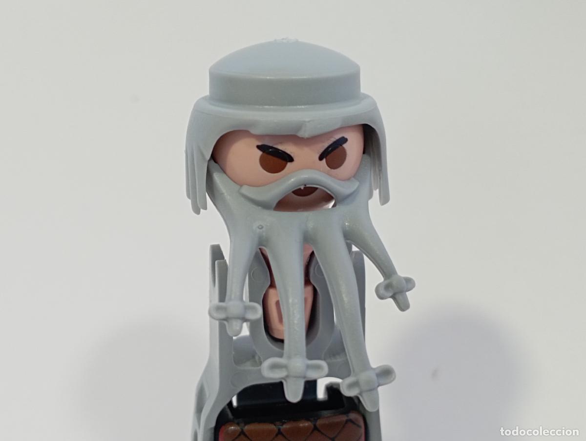 Playmobil: PLAYMOBIL PELUCA CON BARBA OESTE MEDIEVAL PIRATAS CIUDAD INDIOS.........CABEZA INCLUIDA