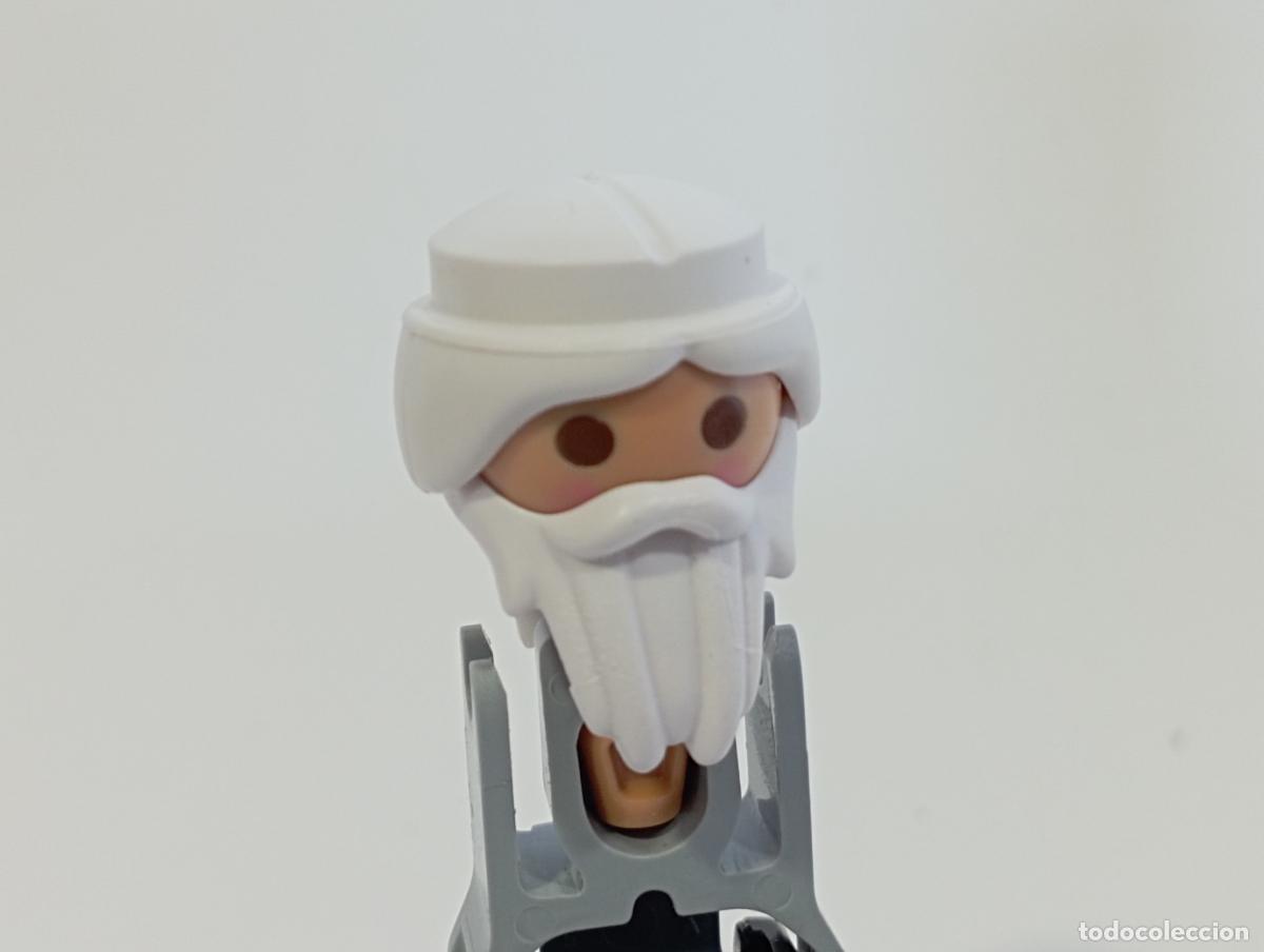 Playmobil: PLAYMOBIL PELUCA CON BARBA OESTE MEDIEVAL PIRATAS CIUDAD INDIOS.........CABEZA INCLUIDA