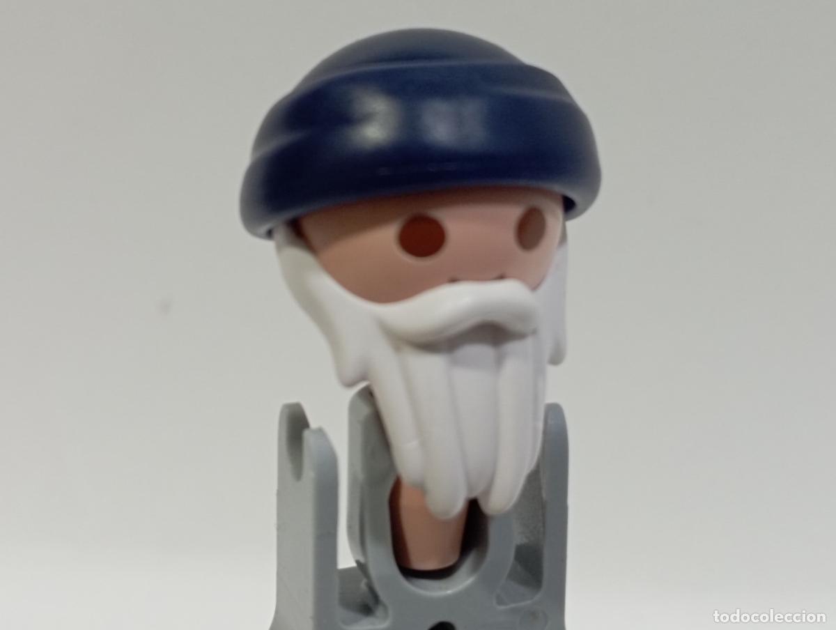 Playmobil: PLAYMOBIL PELUCA CON BARBA OESTE MEDIEVAL PIRATAS CIUDAD INDIOS.........CABEZA INCLUIDA