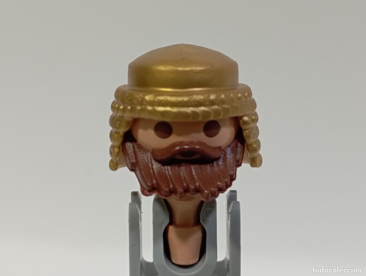 Playmobil: PLAYMOBIL PELUCA CON BARBA OESTE MEDIEVAL PIRATAS CIUDAD INDIOS.........CABEZA INCLUIDA