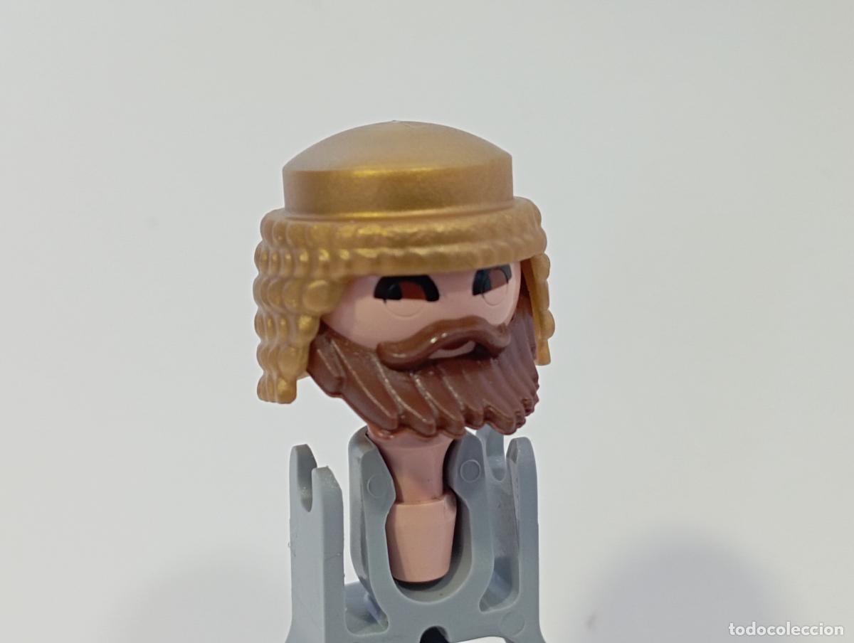 Playmobil: PLAYMOBIL PELUCA CON BARBA OESTE MEDIEVAL PIRATAS CIUDAD INDIOS.........CABEZA INCLUIDA