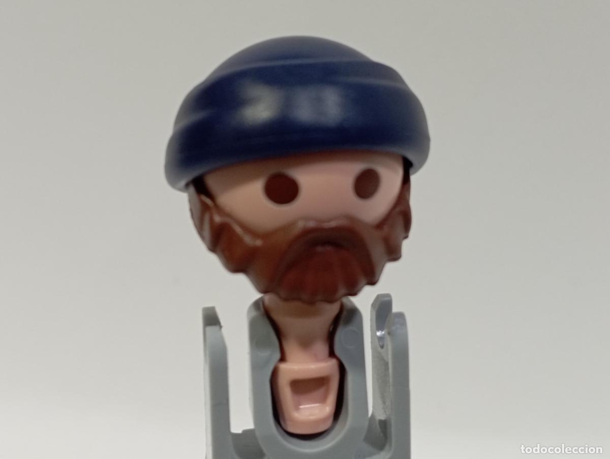 Playmobil: PLAYMOBIL PELUCA CON BARBA OESTE MEDIEVAL PIRATAS CIUDAD INDIOS.........CABEZA INCLUIDA