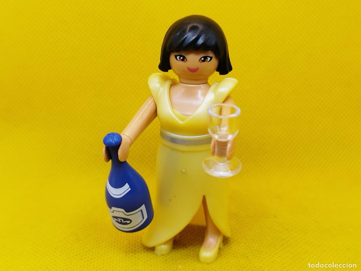 Playmobil: Playmobil Mujer city con botella de champan