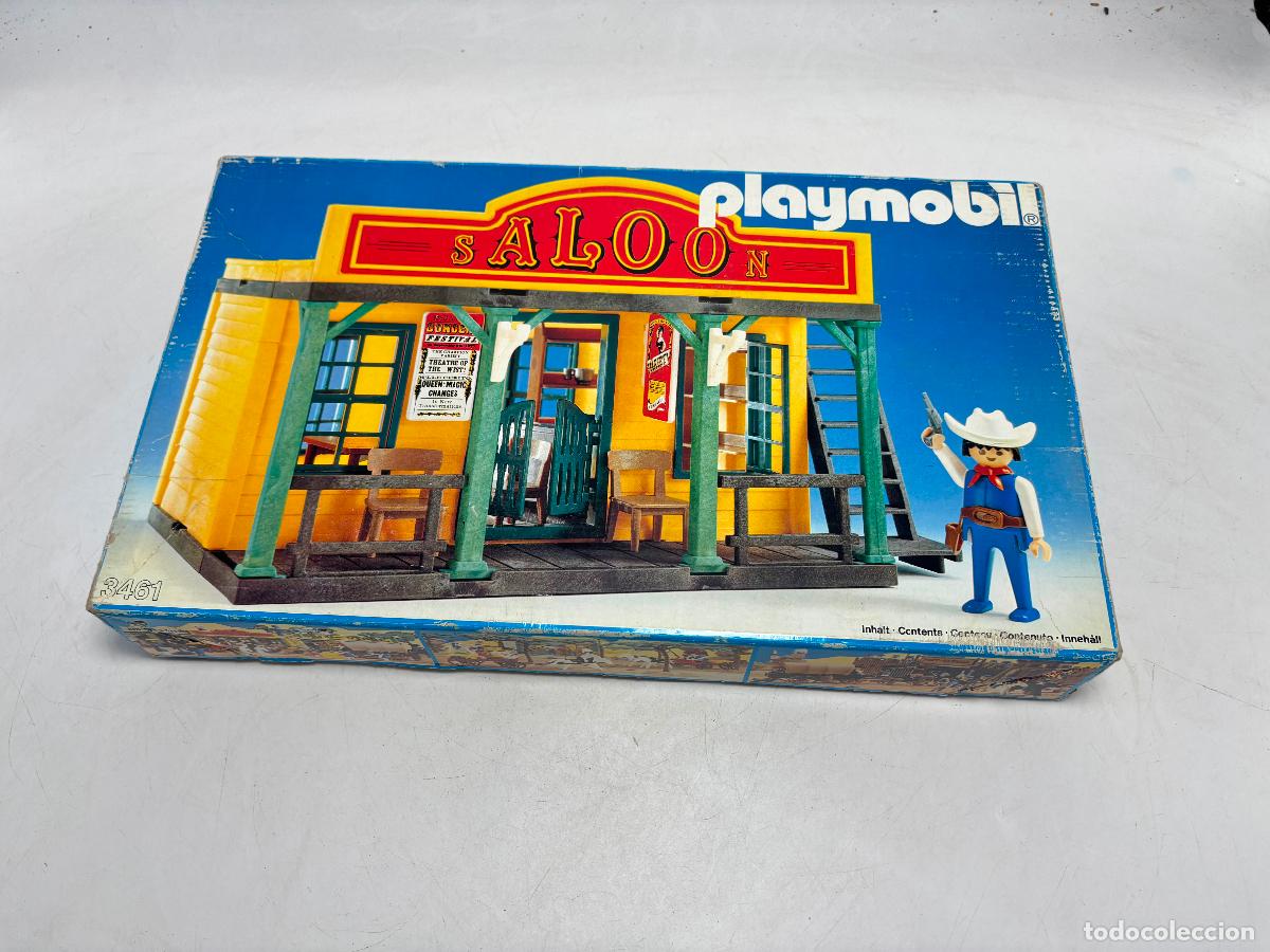 Playmobil: Playmobil 3461 caja vac&iacute;a sal&oacute;n oeste